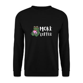 Agalychnis Callidryas Red Eyed Tree Frog - Unisex Pullover - Schwarz - Vorne - Alina (178cm) & Michal (187cm)