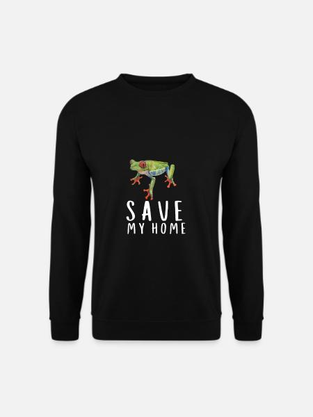 Agalychnis callidryas Rainette aux yeux rouges - Sweat-shirt Unisexe - noir