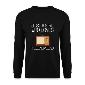 Telenovela Columbianas, émissions hispaniques et feuilletons - Sweat-shirt Unisexe - noir - Devant - Alina (178cm) & Michal (187cm)