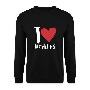 Telenovela Columbianas, émissions hispaniques et feuilletons - Sweat-shirt Unisexe - noir - Devant - Alina (178cm) & Michal (187cm)