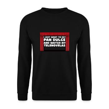 Telenovela Columbianas, émissions hispaniques et feuilletons - Sweat-shirt Unisexe - noir - Devant - Alina (178cm) & Michal (187cm)