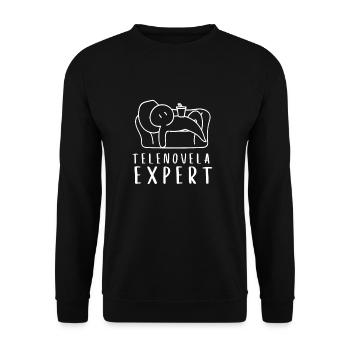 Telenovela Columbianas, émissions hispaniques et feuilletons - Sweat-shirt Unisexe - noir - Devant - Alina (178cm) & Michal (187cm)