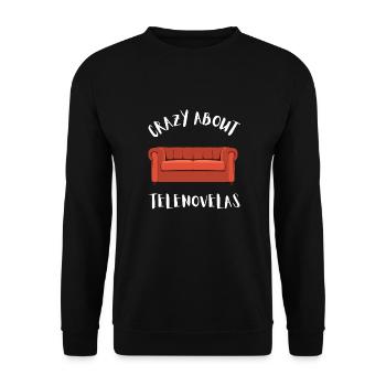 Telenovela Columbianas, émissions hispaniques et feuilletons - Sweat-shirt Unisexe - noir - Devant - Alina (178cm) & Michal (187cm)