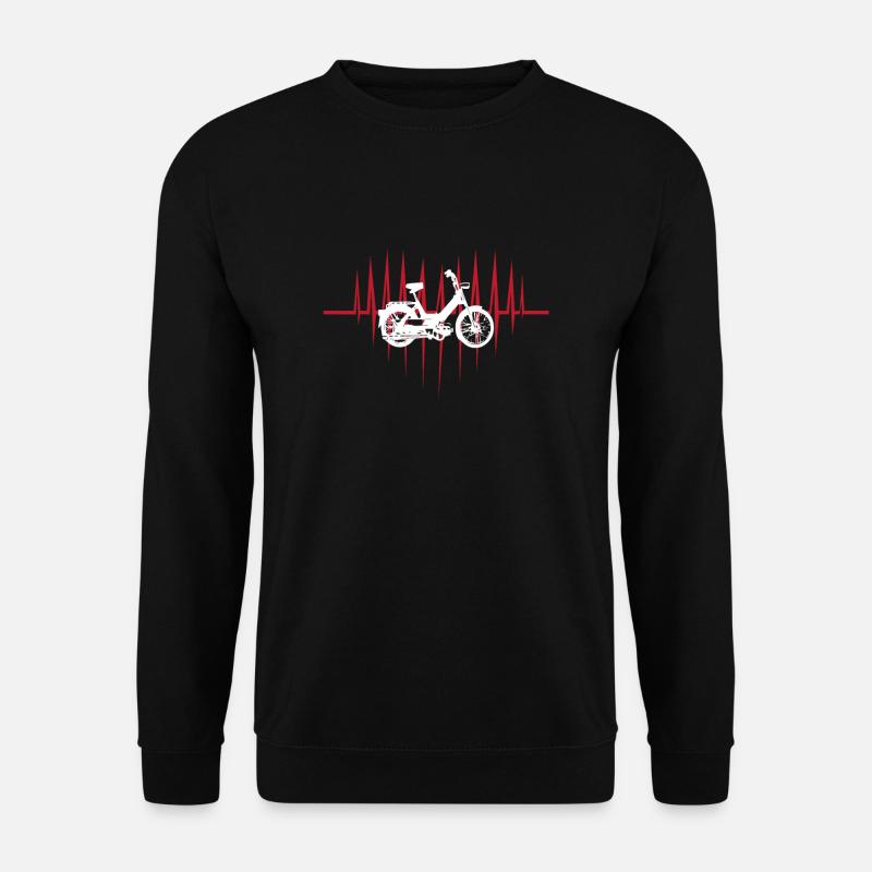 DDR Mobylette Oldtimer Roller Mofa Scooter 2 Takter - Sweat-shirt Unisexe - noir