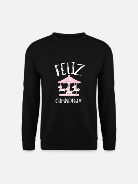 Carnival Party Birthday Girl Cumpleaños Carousel - Unisex Pullover - Schwarz