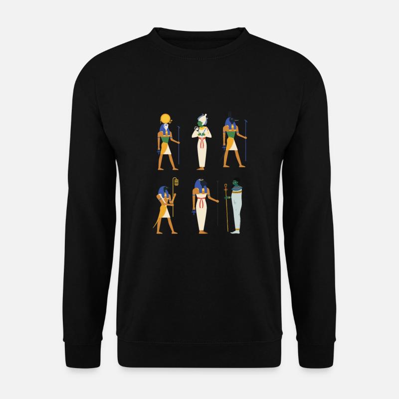 Hieroglyphics Egyptologist, Ancient Egyptian - Unisex Sweatshirt - black