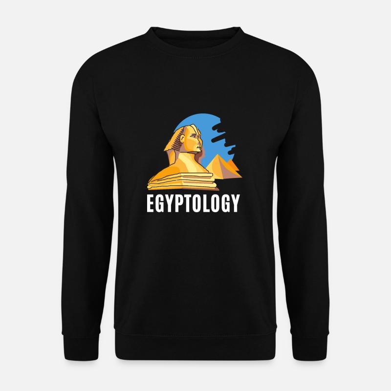 Hiéroglyphes égyptologue, Égypte ancienne - Sweat-shirt Unisexe - noir