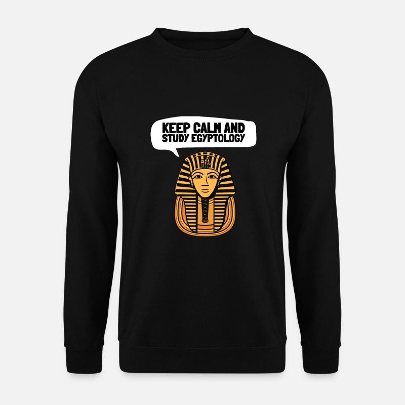 Hiéroglyphes égyptologue, Égypte ancienne - Sweat-shirt Unisexe - noir