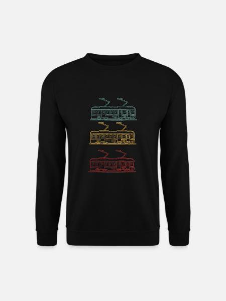Aerial Tram Tramway Cable Car Cableway Gondola - Unisex Sweatshirt - black