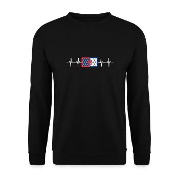 France Pays De Le Loire - Unisex Pullover - Schwarz - Vorne - Alina (178cm) & Michal (187cm)