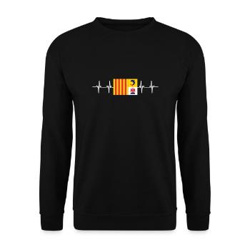 France Provence Alpes Côte d'Azur - Unisex Sweatshirt - black - Front - Alina (178cm) & Michal (187cm)