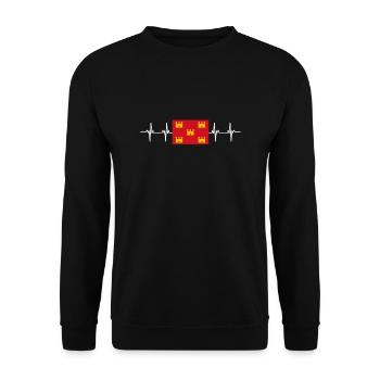 France Poitou Charentes - Unisex Sweatshirt - black - Front - Alina (178cm) & Michal (187cm)