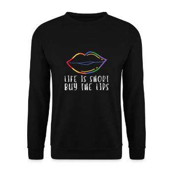 Botox Plastic Surgery And Aesthetic Nurse Injector - Unisex Sweatshirt - black - Front - Alina (178cm) & Michal (187cm)