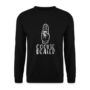 Scout Bakery Scouting Marchand de biscuits - Sweat-shirt Unisexe - noir - Devant - Alina (178cm) & Michal (187cm)