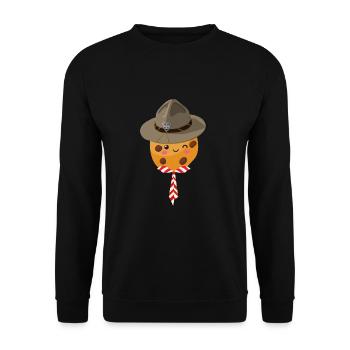 Scout Bakery Scouting Marchand de biscuits - Sweat-shirt Unisexe - noir - Devant - Alina (178cm) & Michal (187cm)
