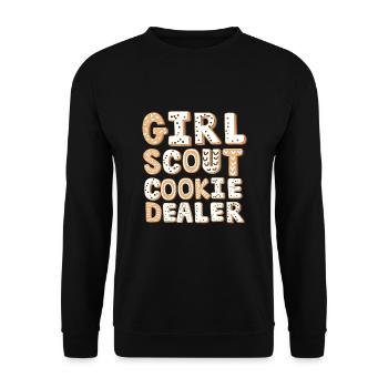 Scout Bakery Scouting Marchand de biscuits - Sweat-shirt Unisexe - noir - Devant - Alina (178cm) & Michal (187cm)