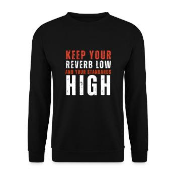 Sync Licensing Music Producer - Unisex Pullover - Schwarz - Vorne - Alina (178cm) & Michal (187cm)
