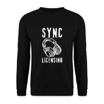 Sync Licensing Music Producer - Unisex Pullover - Schwarz - Vorne - Alina (178cm) & Michal (187cm)