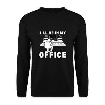 Sync Licensing Music Producer - Unisex Sweatshirt - black - Front - Alina (178cm) & Michal (187cm)