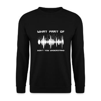 Sync Licensing Music Producer - Unisex Pullover - Schwarz - Vorne - Alina (178cm) & Michal (187cm)