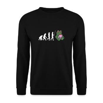 Psychedelic Research Volunteer - Unisex Pullover - Schwarz - Vorne - Alina (178cm) & Michal (187cm)