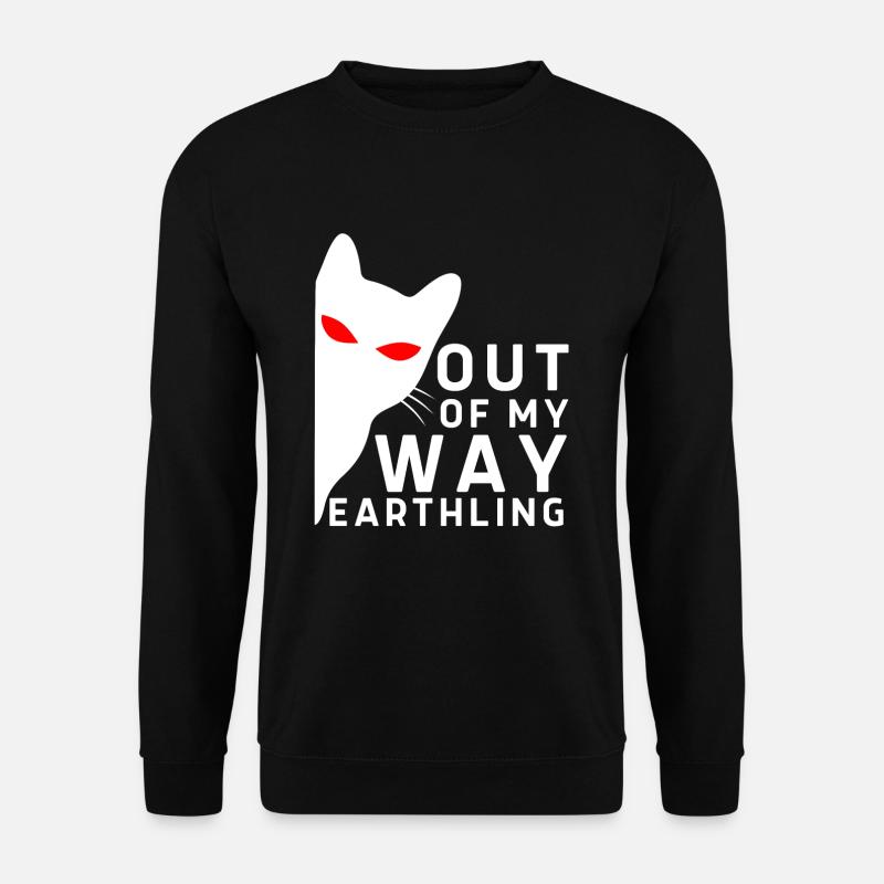 Cat With Laser Eyes - Unisex Sweatshirt - black