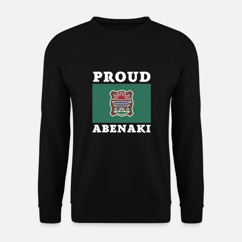 Native American Indian Abenaki - Unisex Sweatshirt - black