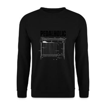 Pedal Steel Guitar - Unisex Pullover - Schwarz - Vorne - Alina (178cm) & Michal (187cm)