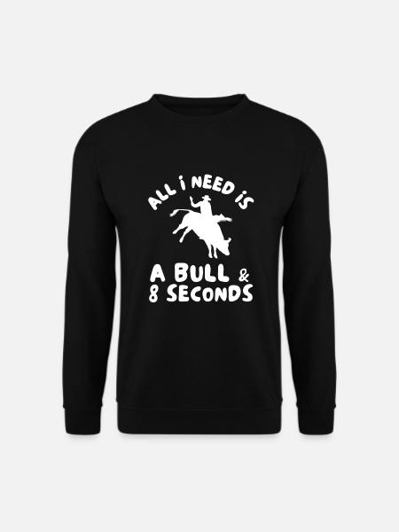 Future Bull Rider Steer Riding - Unisex Sweatshirt - black