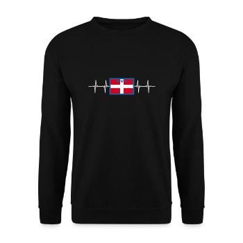 Italie Piémont italien - Sweat-shirt Unisexe - noir - Devant - Alina (178cm) & Michal (187cm)