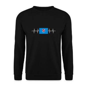 Italy Italian Molise - Unisex Pullover - Schwarz - Vorne - Alina (178cm) & Michal (187cm)