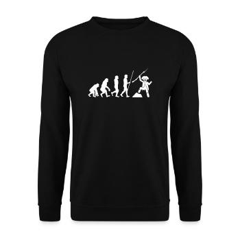 Fraternité Liberte Egalite Français Révolution - Sweat-shirt Unisexe - noir - Devant - Alina (178cm) & Michal (187cm)