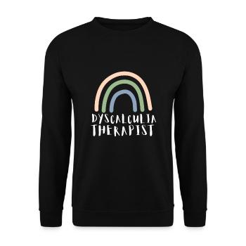 SPED Neurodiversity Dyscalculia - Unisex Sweatshirt - black - Front - Alina (178cm) & Michal (187cm)