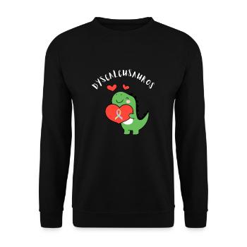 SPED Neurodiversity Dyscalculia - Unisex Sweatshirt - black - Front - Alina (178cm) & Michal (187cm)
