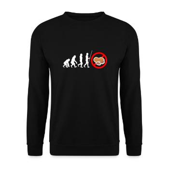 Sensibilisation à l’allergie aux arachides Allergique aux arachides - Sweat-shirt Unisexe - noir - Devant - Alina (178cm) & Michal (187cm)