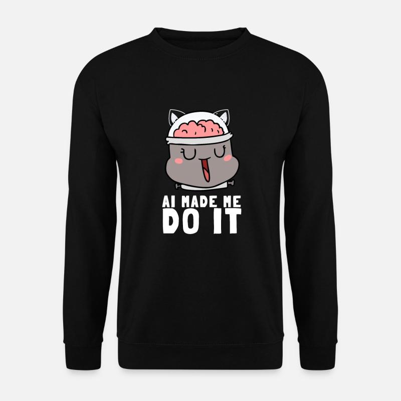 Artificial Intelligence Ai Chat - Unisex Pullover - Schwarz