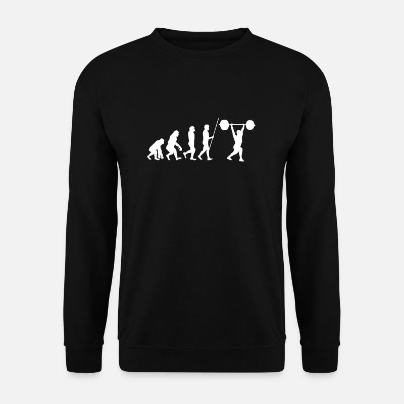 Weight Lifting Power Snatch - Unisex Sweatshirt - black