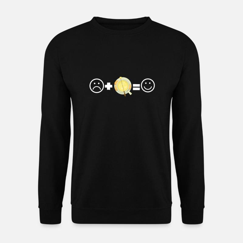 Swiss Cheese Fondue - Unisex Pullover - Schwarz