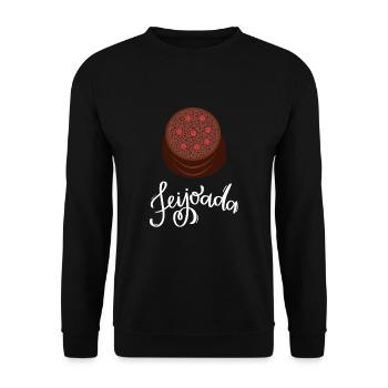 Brazil Brazilian Pork Bean Stew Feijoada - Unisex Pullover - Schwarz - Vorne - Alina (178cm) & Michal (187cm)