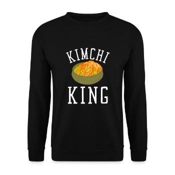 KBBQ Korean BBQ Kimchi Ramen - Unisex Sweatshirt - black - Front - Alina (178cm) & Michal (187cm)