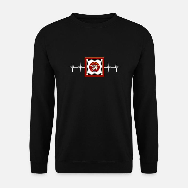 Georgian Flag - Unisex Sweatshirt - black