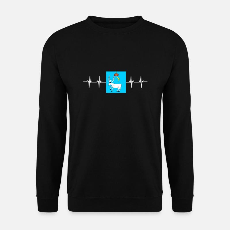 Drapeau géorgien - Sweat-shirt Unisexe - noir