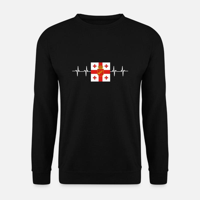 Georgian Flag - Unisex Sweatshirt - black