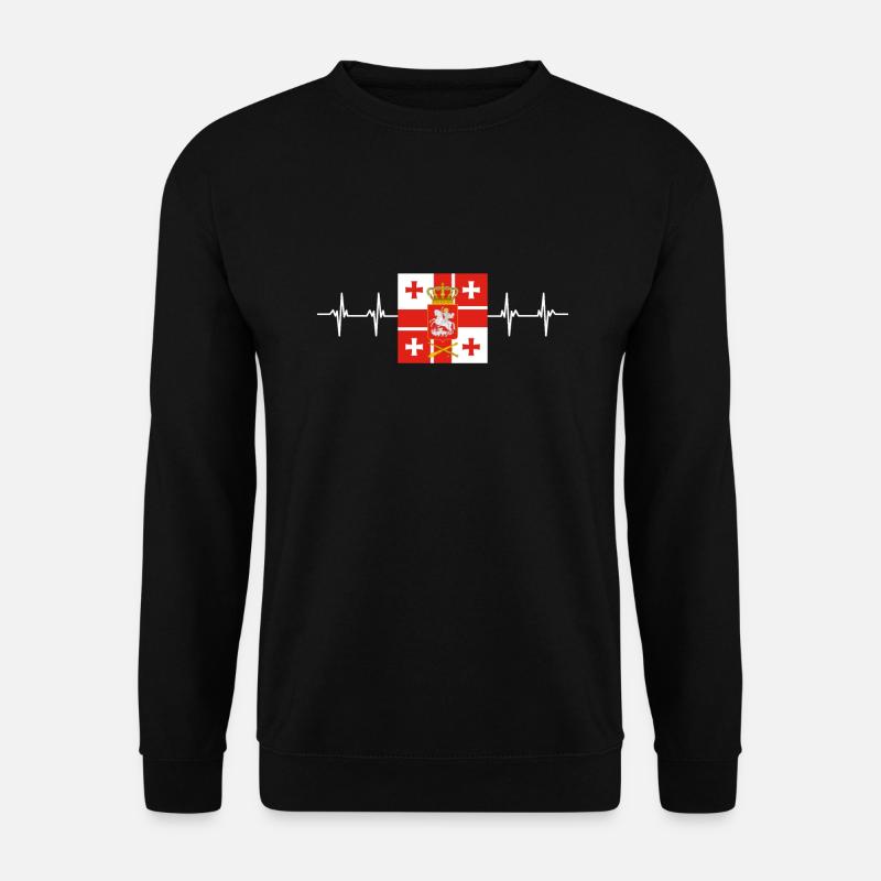 Georgian Flag - Unisex Sweatshirt - black