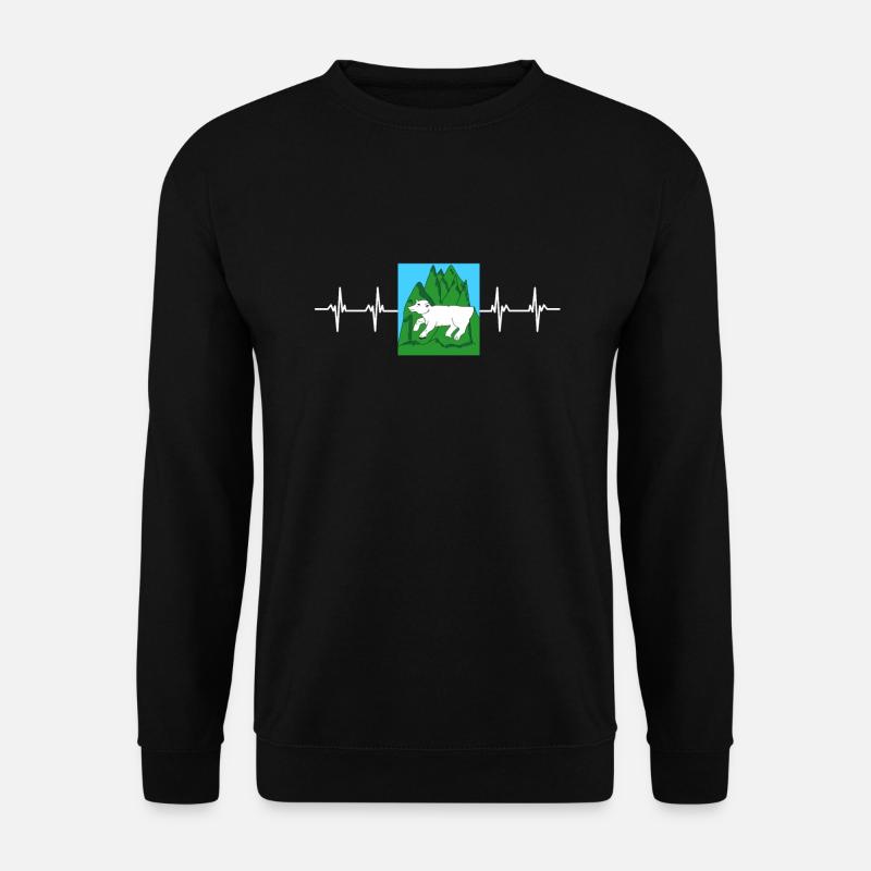 Georgian Flag - Unisex Pullover - Schwarz