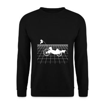 Recumbent Bike And Velomobil - Unisex Pullover - Schwarz - Vorne - Alina (178cm) & Michal (187cm)