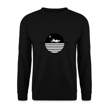 Vélo couché et vélomobile - Sweat-shirt Unisexe - noir - Devant - Alina (178cm) & Michal (187cm)