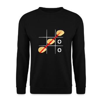 Just A Girl Who Loves Potato Chips - Unisex Sweatshirt - black - Front - Alina (178cm) & Michal (187cm)