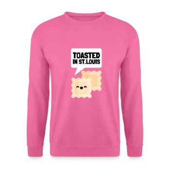 Raviolis grillés à St. Louis - Sweat-shirt Unisexe - rose - Devant