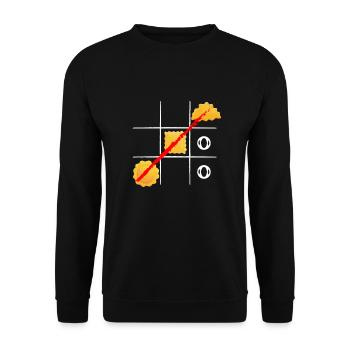 St. Louis Toasted Ravioli - Unisex Sweatshirt - black - Front - Alina (178cm) & Michal (187cm)
